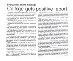 College gets positive report