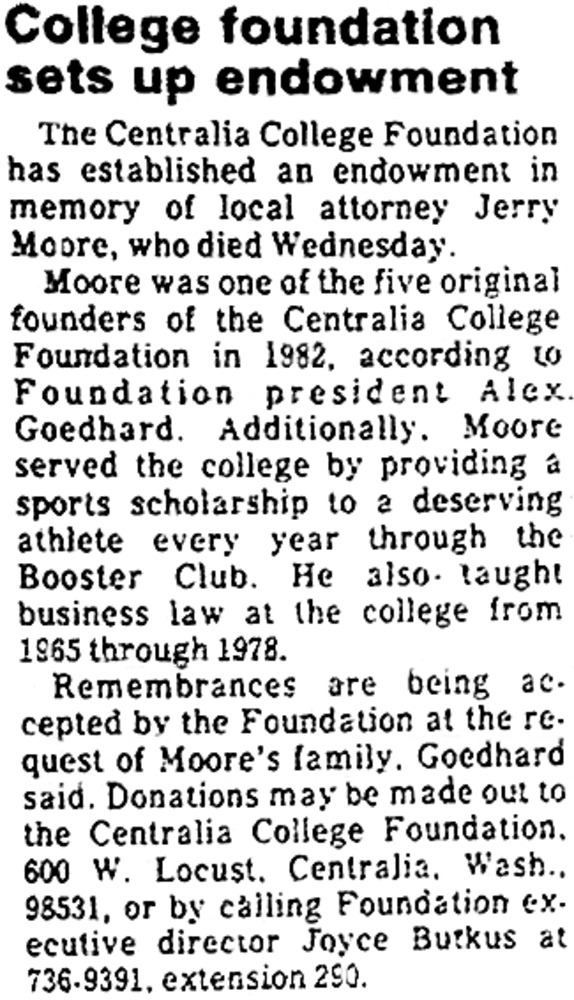 College foundation sets up endowment: