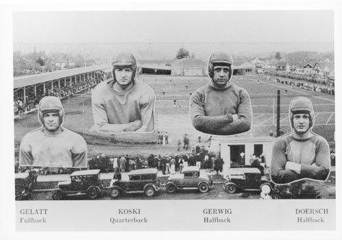 Four Members of the 1931 Football Squad