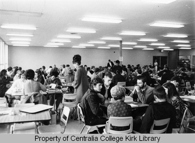Students in the Cafeteria