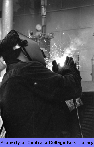 Welding Student