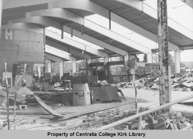 20070416005 - Demolition of Old Centralia High School Nearing Completion