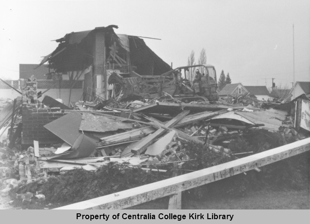 Demolition of Lincoln Grade School