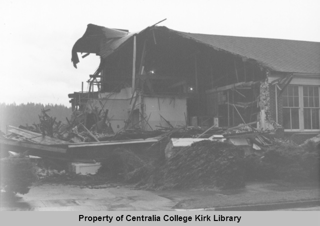 Demolition of Lincoln Grade School