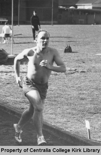 Al Fiddler, long jump - 1968-69 Men's Track & Field Meet