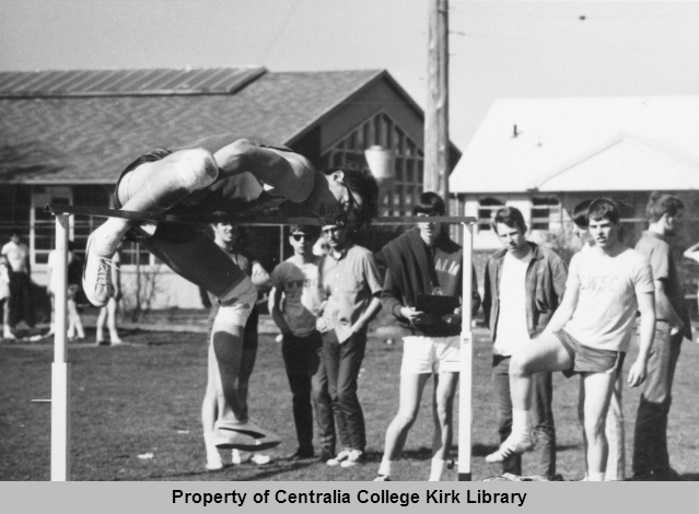 Ken Dobler, high jump - 1968-69 Men's Track & Field Meet