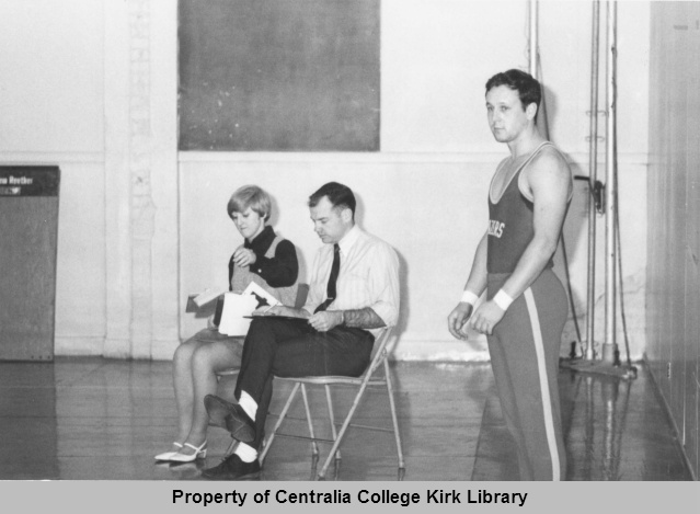 Rollie Dawkins (right) - Men's Gymnastics