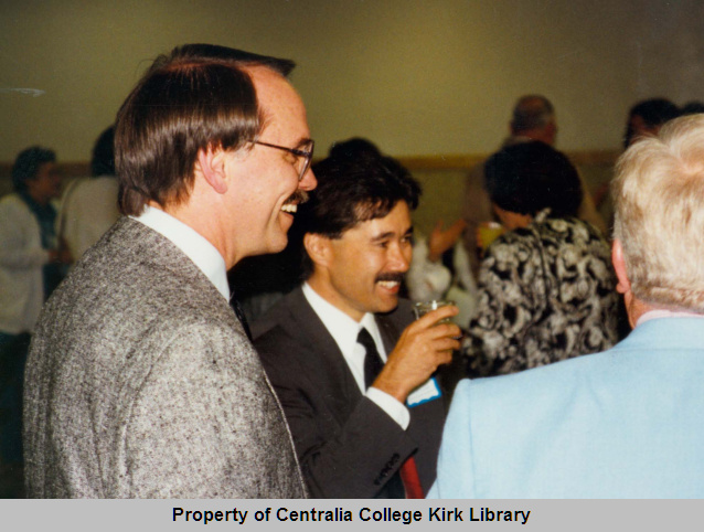 College Administrators Socializing