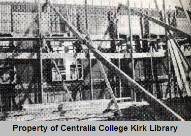 Nearing Completion 20080515004 - Construction of the New Gymnasium in 1937