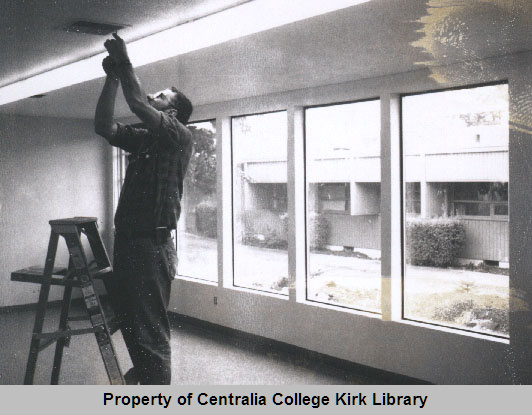 Electrician, Steve Wilcox 20080116010 - Student Union Building Transformed into the Batie Natural Science Center