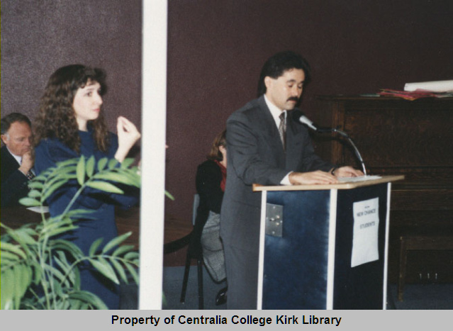Bill Taylor, Unidentified, Steve Ward 20080115010 - New Chance Program Graduation 1994