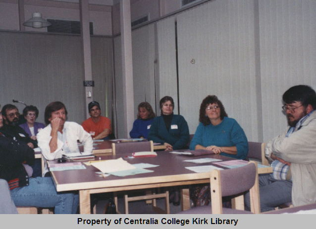 (seated far right) Candy Layman, Lenny Bridges 20080114004 - New Chance Orientation