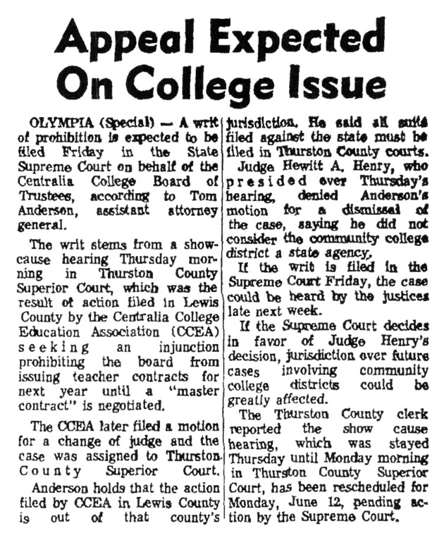 Appeal Expected on College Issue