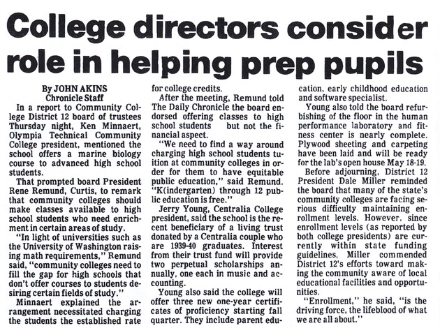 College Directors consider role in helping prep pupils