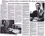 Sibling relationship no barrier for duo at college