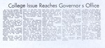 College issue reaches governor's office