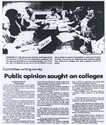 Public opinion sought on colleges