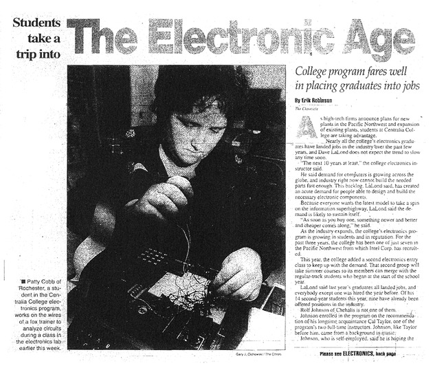 Students take a trip into the electronic age